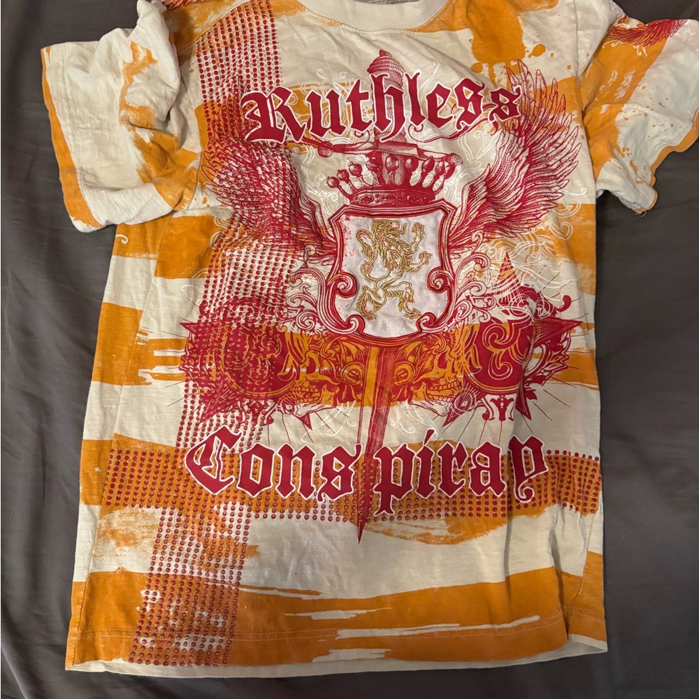 Y2k grunge affliction shirt